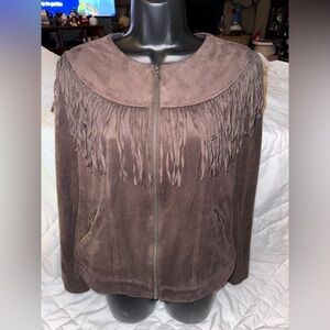 Renuar Faux Leather Jacket